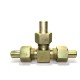 MS Weldable Tee Equal Union Couplings Hydraulic With Weldable B Nipple